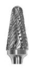 Борфреза твердосплавная сфероконическая по металлу форма L 19х38х83х6 мм - изображение, картинка, фото на сайте ISO-market.ru