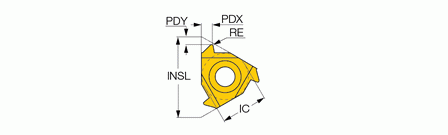 Iscar 16IR 20 ABUT IC250 - изображение, картинка, фото на сайте ISO-market.ru