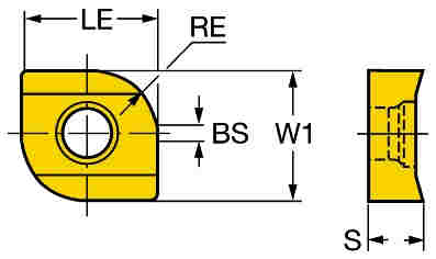 Sandvik Coromant R331.1A-08 45 23H-WLH10F - изображение, картинка, фото на сайте ISO-market.ru