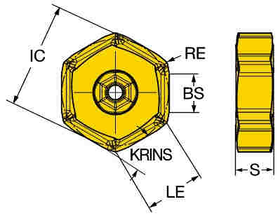 Sandvik Coromant HNEF 09 05 08R-KW 3330 - изображение, картинка, фото на сайте ISO-market.ru