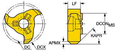 Sandvik Coromant 327R06-12 12045-CH 1025 - изображение, картинка, фото на сайте ISO-market.ru