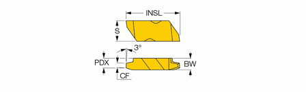 Iscar FLAS-3R12 IC908 - изображение, картинка, фото на сайте ISO-market.ru