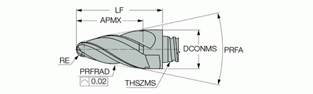 Iscar MM EOB16R3.0R75A26-4T10 IC908 - изображение, картинка, фото на сайте ISO-market.ru