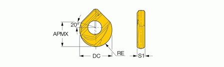 Iscar HBR D120-QF IC908 - изображение, картинка, фото на сайте ISO-market.ru