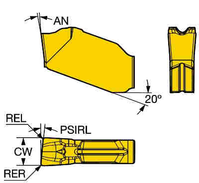 Sandvik Coromant QD-LF-0250-0502-CM 1135 - изображение, картинка, фото на сайте ISO-market.ru