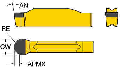 Sandvik Coromant N123H1-0200-RS CD10 - изображение, картинка, фото на сайте ISO-market.ru