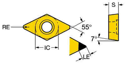Sandvik Coromant DCMW11T308FP CD10 - изображение, картинка, фото на сайте ISO-market.ru