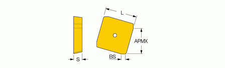 Iscar SPKN 1203EDTL IC50M - изображение, картинка, фото на сайте ISO-market.ru