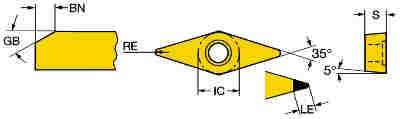 Sandvik Coromant VBGW160408S01020F 7105 - изображение, картинка, фото на сайте ISO-market.ru