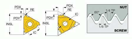 Iscar 16ER 14 UN 2M IC908 - изображение, картинка, фото на сайте ISO-market.ru