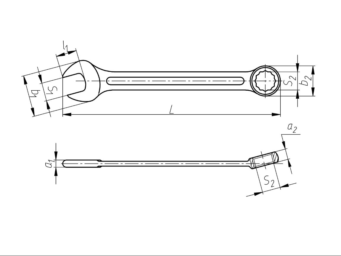 Ключ гаечный комбинированный 14х14 ст. 40Х Ц15. хр. бцв. - изображение, картинка, фото на сайте ISO-market.ru