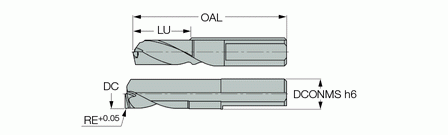 Iscar PICCO L-MF 6-5 L10 IC908 - изображение, картинка, фото на сайте ISO-market.ru