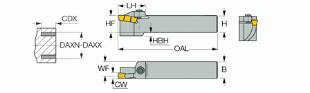 Iscar GHFGR 32-155-8 - изображение, картинка, фото на сайте ISO-market.ru